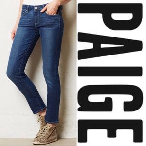 Paige Skyline Ankle Peg Jeans Size 25